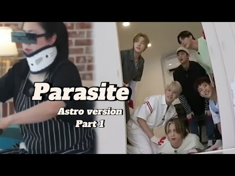 Astro Parasite show on crack Pt 1 #astro #mj #jinjin #chaeunwoo #moonbin #rocky #sanha #aroha #hamo