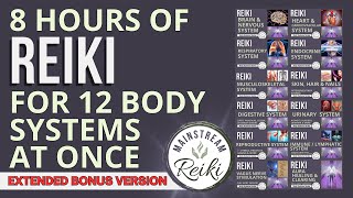 8-Hour Reiki Session 🙌 Full Body - 12 Body Systems - Perfect for Sleeping or Working