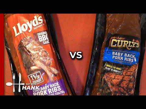 Air Fryer Fully Cooked Baby Back Pork Ribs  - LLoyds vs Curly's