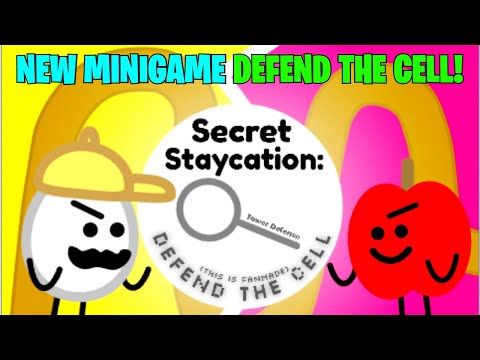 SECRET STAYCATION | NEW MINIGAME! DEFEND THE CELL!