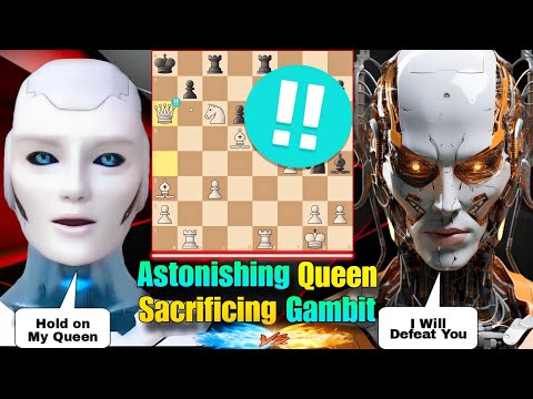 Stockfish 17 INVENTS A New Chess Gambit Where He SACRIFICED His Queen Against Dragon | Chess Gambit