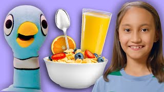 The Pigeon Explains How to Make Breakfast | Videos for Kids | Mo Willems Workshop