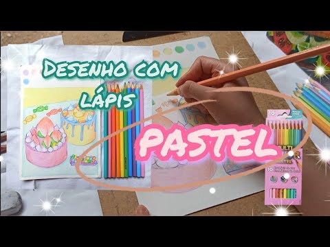 DESENHO COM LÁPIS PASTEL - (repost)