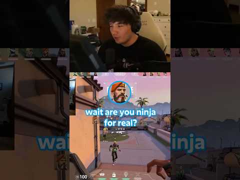 ninja plays valorant