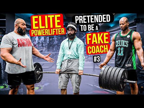 Elite Powerlifter Pretended to be a FAKE TRAINER #3 | Anatoly Aesthetics in Public