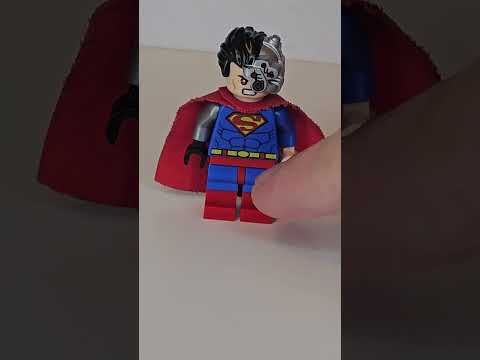 How to build cyborg superman as a minifigure