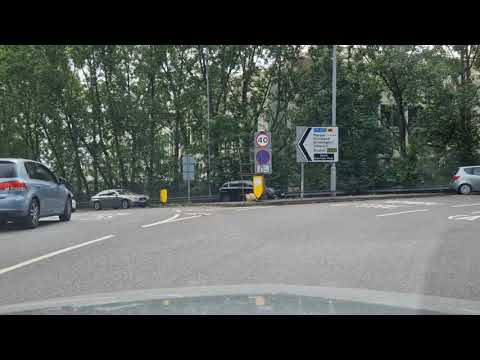 Manchester Road, Following Town Centre Sign onto Lancashire Hill, Bredbury Driving Test Route Help