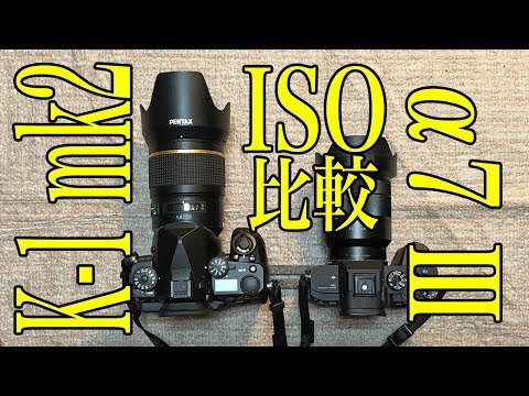 PENTAX K-1 mkⅡとSONY α7Ⅲの高感度ノイズ比較