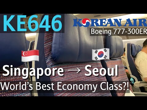 [TRIP REPORT #8] Korean Air Flight 646 - Boeing 777-300ER - Singapore » Seoul (Economy)