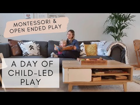 A FULL day Of Toddler Play | Montessori & Open Ended Child Led Play