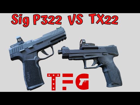 Sig Sauer P322 VS Taurus TX22 Competition - TheFirearmGuy