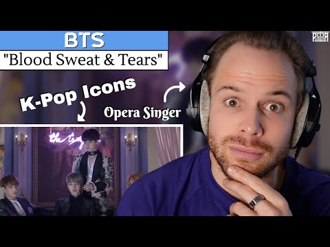 My First Time Hearing "Blood Sweat & Tears" by BTS! Professional Singer Reaction & Vocal ANALYSIS