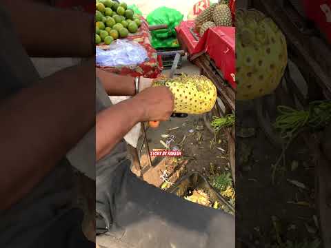 Pineapple 🍍 Cutting Skills #storybyrakesh