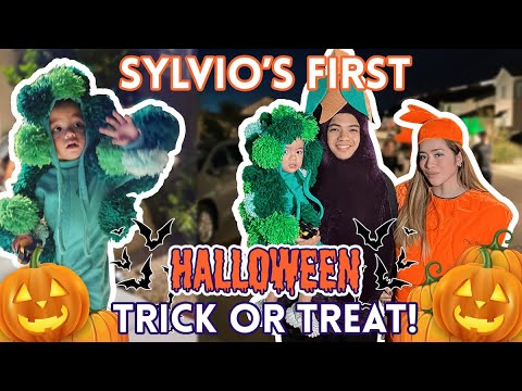 BABY SYLVIO'S FIRST HALLOWEEN + TRICK OR TREAT! | Love Angeline Quinto