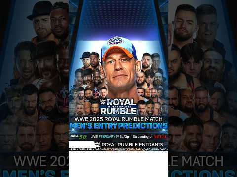 Royal Rumble 2025 - Early Men's Predictions [v2] #RoyalRumble #Bevelock #WWE #Shorts