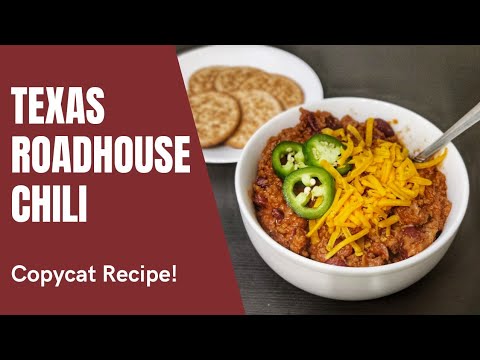 Texas Roadhouse Chili Recipe ( Copycat)