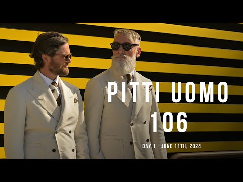 Pitti Uomo 106 Street Style 2024 - Men's Clothing and Accessory 2025 Collections, Day 1