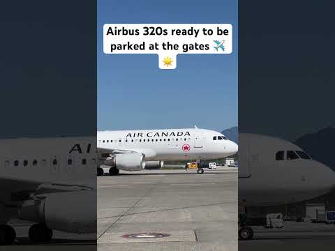 Airbus 320s ready to be parked at the gates ✈️☀️#travel #aviation