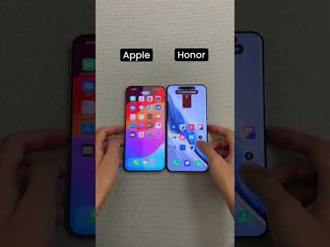 Apple Vs Honor Ui Comparison Which Better Using Interface #honor #apple #honor200pro #appleiphone