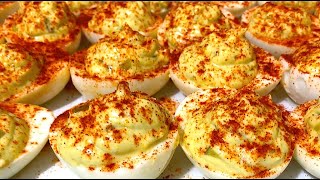 Deviled Eggs | EASY HOMEMADE DEVILED EGGS RECIPE