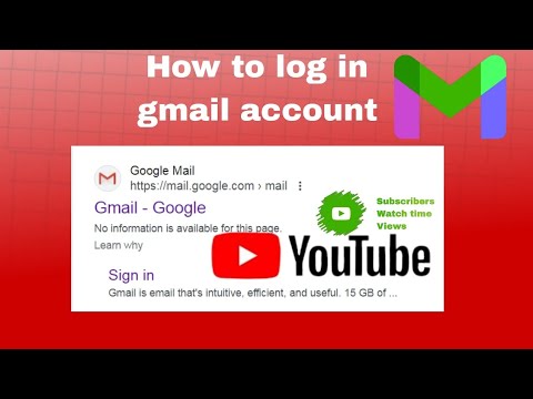 how to sign in gmail