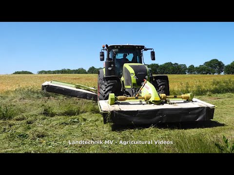 Claas / Gras Mähen - Mowing Gras