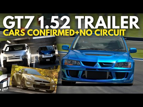 EVO 8, GTR, Hiace Van + No New Circuit | GT7 1.52 October Update Trailer Breakdown | PS5 Teaser