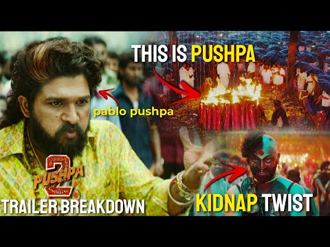 Pushpa 2 The Rule Trailer Micro Details | Pushpa 2 Trailer Breakdown | Vithin Cine