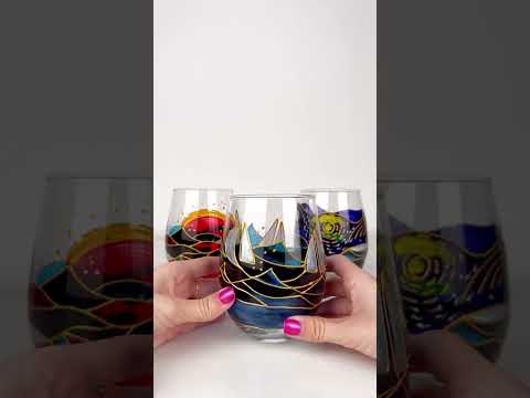 Aren't these beautiful? Link in our bio #amazonfinds #smallbusiness #cocktailglass #wineglasses