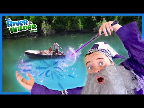 MAGIC 🐟 ?  Wizard Helps Boy Catch Fish in Secret Lake!