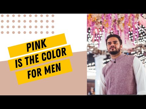 Junejo makes PINK look cool for men