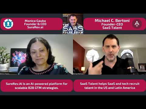 The SaaS Pulse Show - Episode #49 - Monica Gauba - Founder & CEO - SureRev.ai