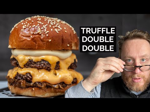 Truffle Double Double Cheese Burger from Andy Taylor at Le Bun | Food Busker | John Quilter