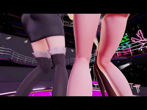 【MMD VR】【60fps】【紳士向け】三人でop吹っ切れた