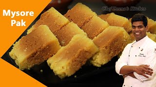 How to Make Mysore Pak | Traditional Mysore Pak Recipe in Tamil | CDK #273 | Chef Deena's Kitchen