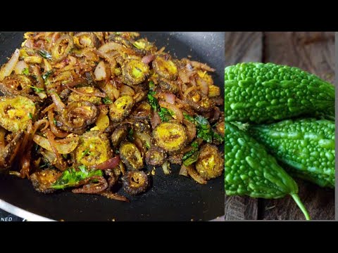 అసలు చేదు లేకుండా రుచికరమైన కాకర కాయ fry/kakarakaya fry in telugu/curry recipes/bitter guard fry