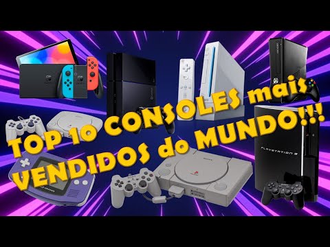 Os 10 VIDEOGAMES mais VENDIDOS no MUNDO!!!