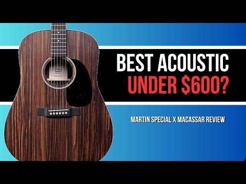 Stunning AND Cheap! Martin Special X Series Macassar Dreadnought Acoustic Guitar Review