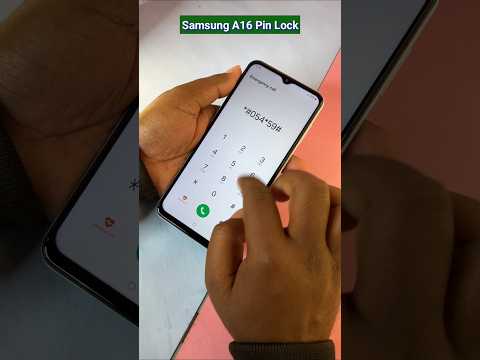 samsung a16 hard reset kaise kare - A16 pattern unlock #shorts