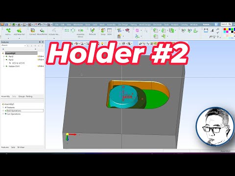 Insert Holder | Install from Top | Unscrew Mold Design | Cimatron