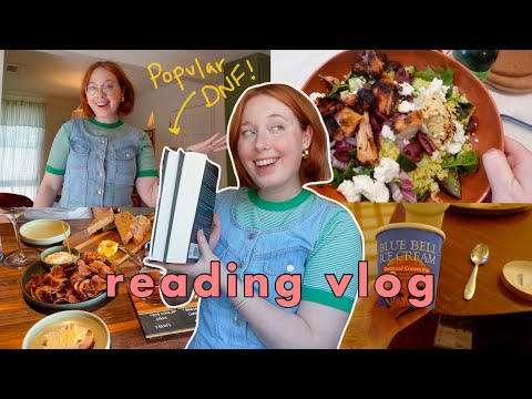 cozy reading vlog: dnfing a popular read + a popular YA novel!