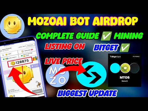 Mozoai Airdrop Listing | Momoai withdrawal l MoMo Ai Live Price l MOZOAI BOT Complete Guide