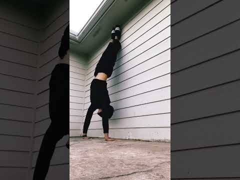 Handstand push up attempt #bass#calesthenic#anime