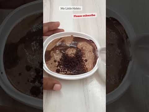 #Shorts ||Mini  Chocolate Brownie Ice Cream || My Little Habits