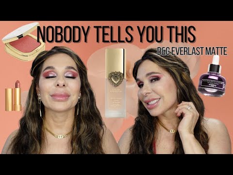 DOLCE & GABBANA Everlast Matte Foundation | Transform Your DRY Skin Following This Tips!