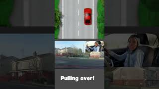 How to pull over #drivinglessons #drivingtips #drivingskills