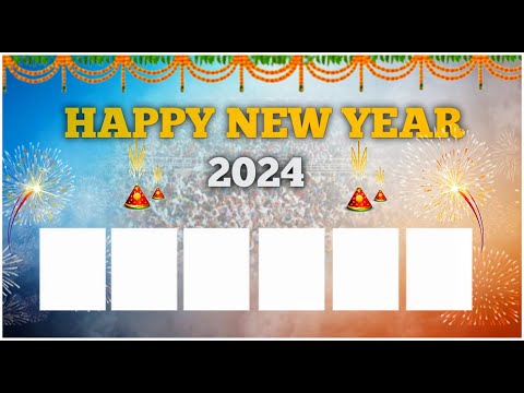 Happy New Year Special Banner Photo Editing | New Year 2024 Photo Editing | PicsArt New Year Editing