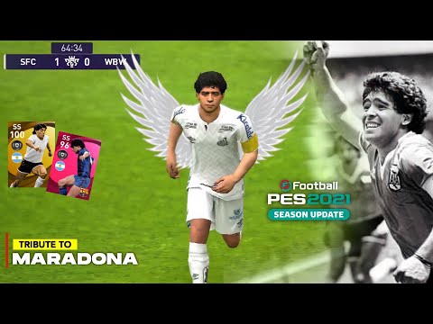 RIP🌹🙏LEGEND • TRIBUTE TO D.MARADONA PES 2021