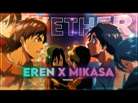 eren and mikasa twixtor clips for edit 4k60fps