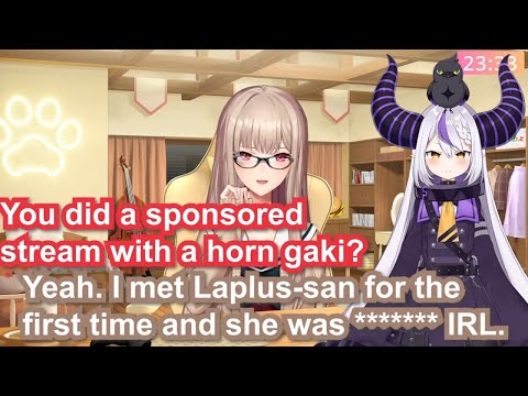 Furen E Lustario meets Laplus Darknesss IRL【Eng Sub / Yuri / hololive / Nijisanji】